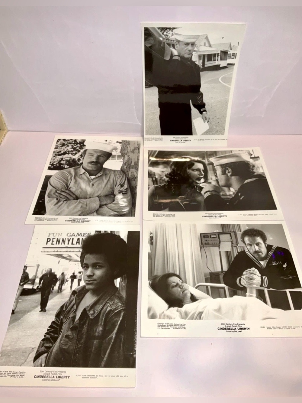 Vintage Cinderella Liberty 1973 Movie Photo Lobby Stills Lot of 5 20th Century
